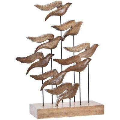 DKD Home Decor Oiseaux d'Acacia - Objet Décoratif - Publicité DKD Home Decor Oiseaux d'Acacia - Objet Décoratif - Publicité
