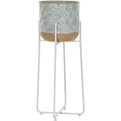 Macetero DKD Home Decor Metal Bicolore 35x35x91cm - 2 Unités Macetero DKD Home Decor Metal Bicolore 35x35x91cm - 2 Unités