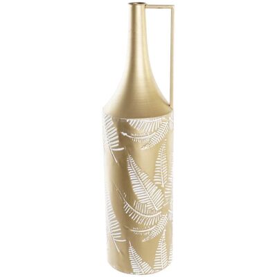 Fijalo Meti JR195592 Vase en Métal Doré - Feuille Tropicale Fijalo Meti JR195592 Vase en Métal Doré - Feuille Tropicale