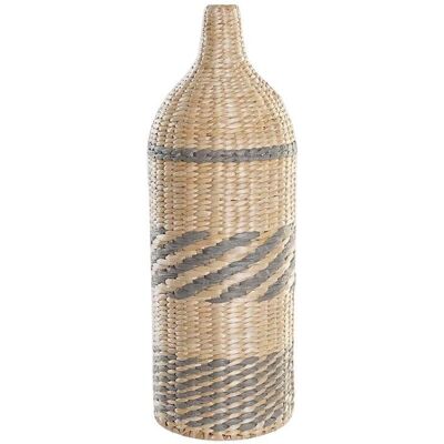 DKD Home Decor Wazon - Naturalna Włókno Szary 20x20x60cm DKD Home Decor Wazon - Naturalna Włókno Szary 20x20x60cm