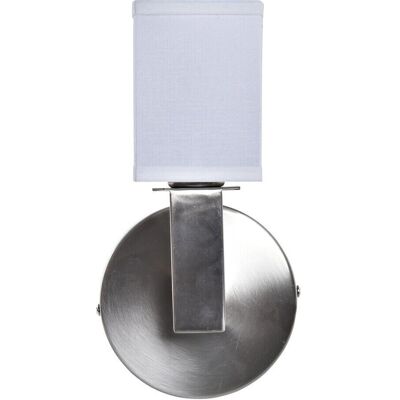 Lámpara de Pared DKD Home Decor Blanco Plateado - Luz de Pared Lámpara de Pared DKD Home Decor Blanco Plateado - Luz de Pared
