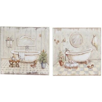 DKD Home Decor Peinture - 2 Unités - 20 x 3 x 20 cm - Publicité DKD Home Decor Peinture - 2 Unités - 20 x 3 x 20 cm - Publicité