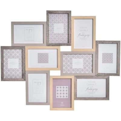 DKD HOME DECOR Cadre Photo Multicolore en Bois - Cadre Photo DKD HOME DECOR Cadre Photo Multicolore en Bois - Cadre Photo
