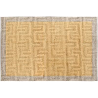 Fijalo Polyester Jaune Marron clair - Tapis - Publicité Fijalo Polyester Jaune Marron clair - Tapis - Publicité