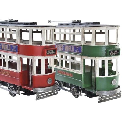 Décor DKD Maison Vintage Train en Métal - Figurine Décorative Décor DKD Maison Vintage Train en Métal - Figurine Décorative