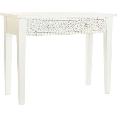 DKD Home Decor Console Bois de Mangue Blanc - Console DKD Home Decor Console Bois de Mangue Blanc - Console