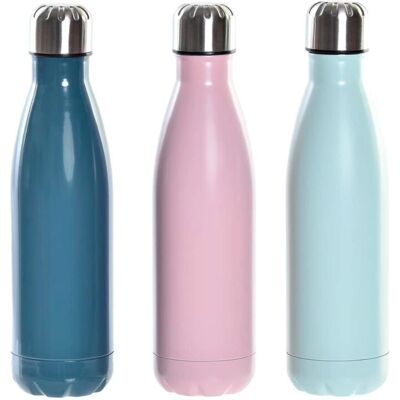 DKD Home Decor Dubbla Vägg Rostfritt Stål PP Termos - 500ml Set om 3 DKD Home Decor Dubbla Vägg Rostfritt Stål PP Termos - 500ml Set om 3