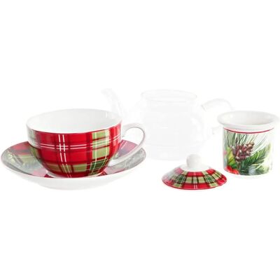 Dkd Home Decor Théière Cafetière - Cristal Porcelaine 250ml Dkd Home Decor Théière Cafetière - Cristal Porcelaine 250ml