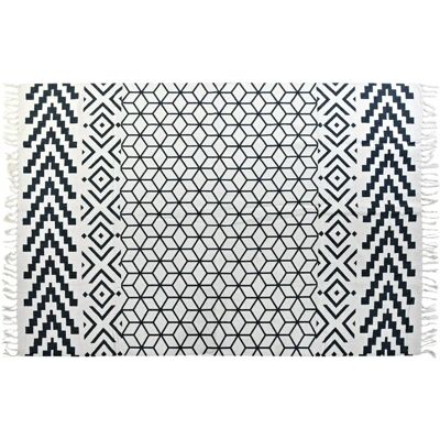 Fijalo Meti TX197493 - Coton - Noir - Tapis Fijalo Meti TX197493 - Coton - Noir - Tapis