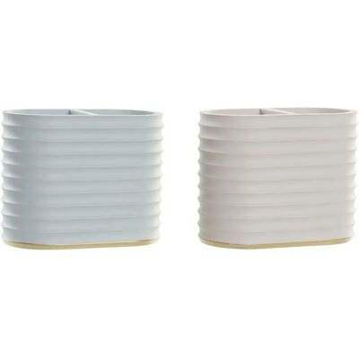 Support à Brosses à Dents DKD HOME DECOR - Multicolore Support à Brosses à Dents DKD HOME DECOR - Multicolore
