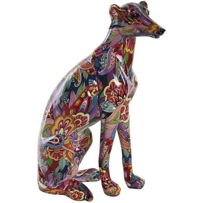 Figura psa DKD Home Decor - Nowoczesny design z żywicy i aluminium Figura psa DKD Home Decor - Nowoczesny design z żywicy i aluminium