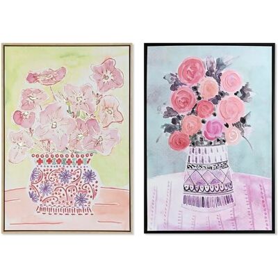 Vase DKD Home Decor - Style Shabby Chic - 36x4x93cm - Set de 2 Vase DKD Home Decor - Style Shabby Chic - 36x4x93cm - Set de 2