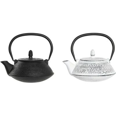 Dzbanek DKD Home Decor Czarny i Biały - 2 Sztuki Dzbanek DKD Home Decor Czarny i Biały - 2 Sztuki