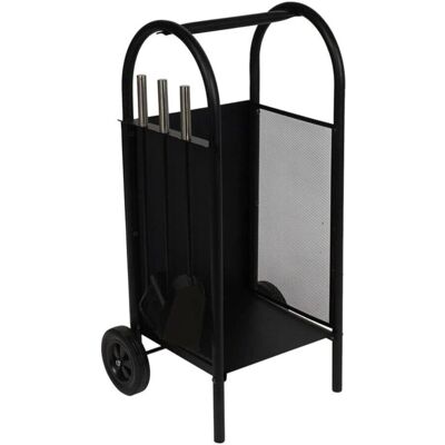 Podstawka na drewno DKD Home Decor - Stal Plastik - 42x36x81cm Podstawka na drewno DKD Home Decor - Stal Plastik - 42x36x81cm