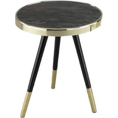 DKD Home Decor Szklany Stal stolik boczny - Stolik boczny DKD Home Decor Szklany Stal stolik boczny - Stolik boczny