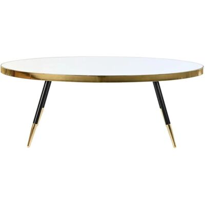 DKD Home Decor Miroir Acier Table Basse - Table Basse DKD Home Decor Miroir Acier Table Basse - Table Basse