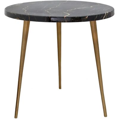 DKD Home Decor Table d'appoint - Marbre - 46x46x46 cm DKD Home Decor Table d'appoint - Marbre - 46x46x46 cm