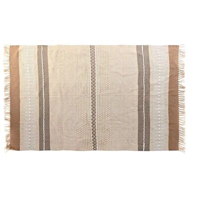 DKD Home Decor Brown Polyester Cotton - Carpet DKD Home Decor Brown Polyester Cotton - Carpet