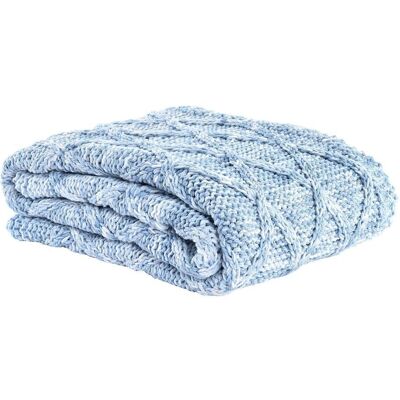 Koc Kék DKD Home Decor 150x125cm Zestaw 2 Koc Kék DKD Home Decor 150x125cm Zestaw 2
