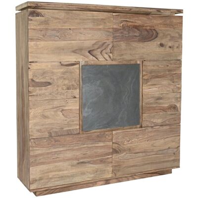 Fijalo MB200192 - Armoire en bois - 5 portes, 5 étagères - 145x40x155 cm - Publicité Fijalo MB200192 - Armoire en bois - 5 portes, 5 étagères - 145x40x155 cm - Publicité