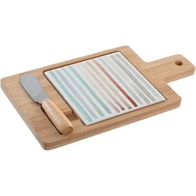 Plateau pour Snacks DKD Home Decor Gres - 21,5x11,8x1,5 cm Plateau pour Snacks DKD Home Decor Gres - 21,5x11,8x1,5 cm