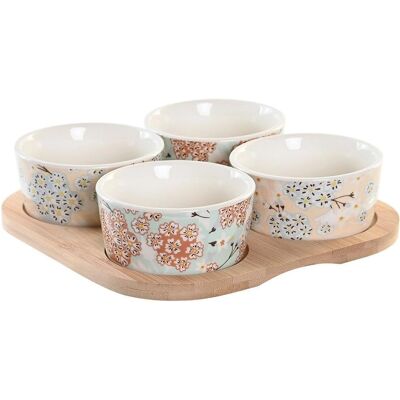 DKD Home Decor Plateau à Snacks en Gres Vert - Type de Produit DKD Home Decor Plateau à Snacks en Gres Vert - Type de Produit