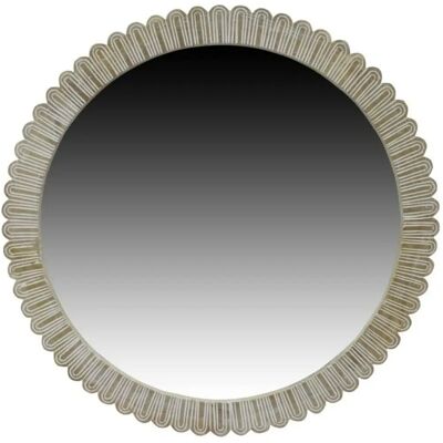 Lustro ścienne DKD Home Decor - Kolonialne w paski - 71x3x71cm Lustro ścienne DKD Home Decor - Kolonialne w paski - 71x3x71cm