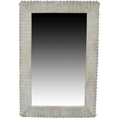 DKD Home Decor Miroir mural - Bois de mangue naturel colonial DKD Home Decor Miroir mural - Bois de mangue naturel colonial
