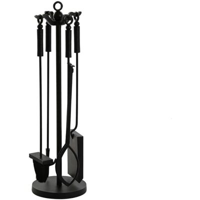 Ustensiles de cheminée DKD Home Decor en acier - Accessoires pour cheminée Ustensiles de cheminée DKD Home Decor en acier - Accessoires pour cheminée