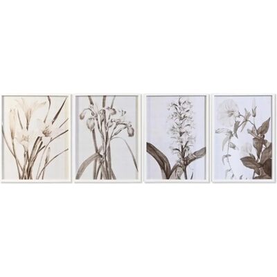 DKD Home Decor Kryształowa brzoza Kwiaty - Obraz DKD Home Decor Kryształowa brzoza Kwiaty - Obraz