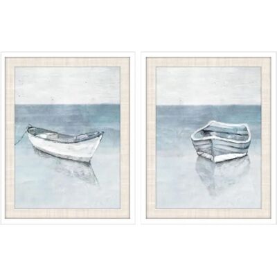DKD Home Decor Mediterrane Schilderij - 2 Stuks DKD Home Decor Mediterrane Schilderij - 2 Stuks