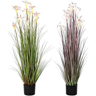 DKD Home Decor Plante Décorative Métal Orange Vert Bourgogne - 35 x 35 x 114 cm DKD Home Decor Plante Décorative Métal Orange Vert Bourgogne - 35 x 35 x 114 cm