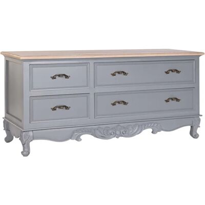 Fijalo Meti MB201452 - Meuble TV Gris - Meuble TV Fijalo Meti MB201452 - Meuble TV Gris - Meuble TV