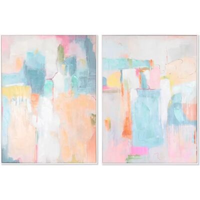 Art mural abstrait DKD Home Decor - Art mural Art mural abstrait DKD Home Decor - Art mural