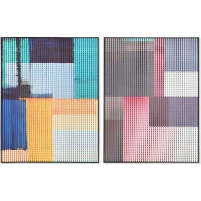 DKD Home Decor Peinture - Moderne 2 Unités DKD Home Decor Peinture - Moderne 2 Unités