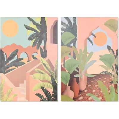 Peinture DKD Home Decor Femme et Homme Indiens - Peinture Peinture DKD Home Decor Femme et Homme Indiens - Peinture