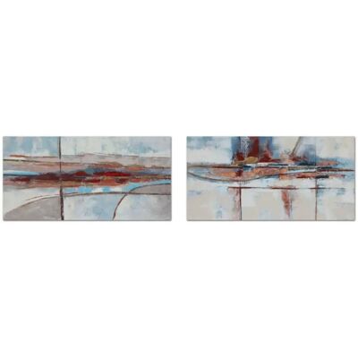 Peinture Moderne Abstraite DKD Home Decor - 2 Unités Peinture Moderne Abstraite DKD Home Decor - 2 Unités