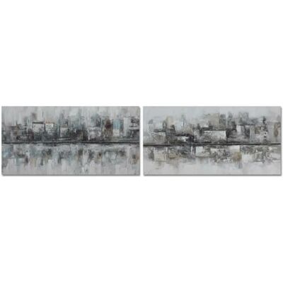 Peinture abstraite DKD Home Decor - 2 unités Peinture abstraite DKD Home Decor - 2 unités