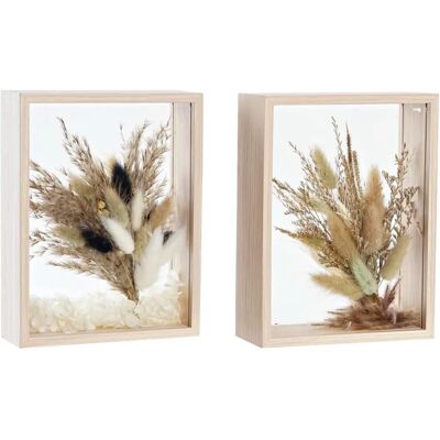 DKD Home Decor Fleurs Marron Beiges MDF Bois Fleur Décorative - Type de Décoration DKD Home Decor Fleurs Marron Beiges MDF Bois Fleur Décorative - Type de Décoration