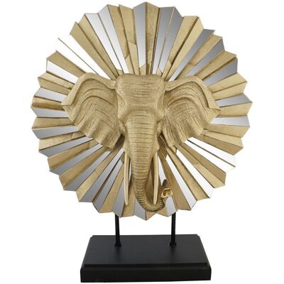 Fijalo Meti FD202522 Statue Décorative Éléphant Or - Figurine Décorative Fijalo Meti FD202522 Statue Décorative Éléphant Or - Figurine Décorative