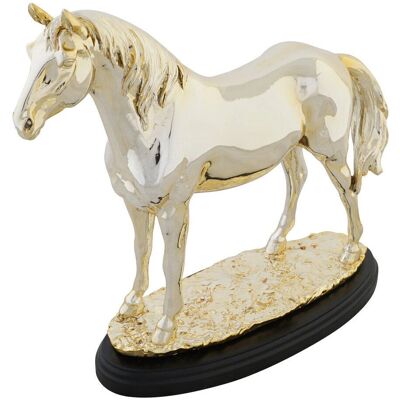 Statue décorative de cheval DKD Home Decor - Résine noir et or Statue décorative de cheval DKD Home Decor - Résine noir et or