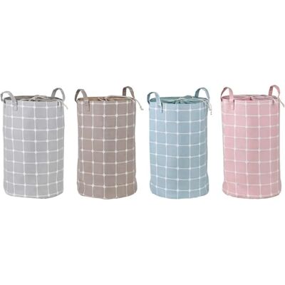 Dekoracyjne pudełko DKD Home Decor - 4 sztuki, 35x35x55cm, Poliester, EVA guma Dekoracyjne pudełko DKD Home Decor - 4 sztuki, 35x35x55cm, Poliester, EVA guma