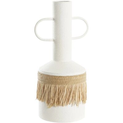 Fijalo JR202655 Vase en Métal Blanc - Vase Fijalo JR202655 Vase en Métal Blanc - Vase