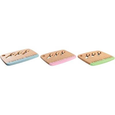 DKD Home Decor Plateau à Fromages Bambou Acier - Fromage - 33,5cm DKD Home Decor Plateau à Fromages Bambou Acier - Fromage - 33,5cm