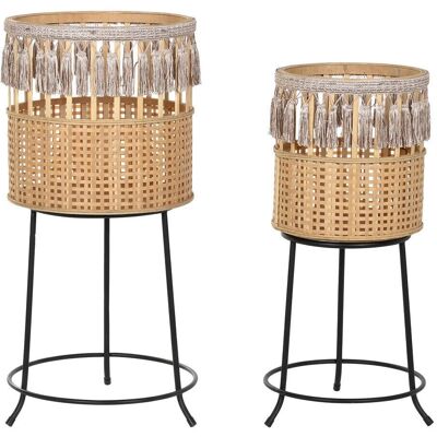 Fijalo Meti MC203064 Metal Natural - Planter Set Fijalo Meti MC203064 Metal Natural - Planter Set