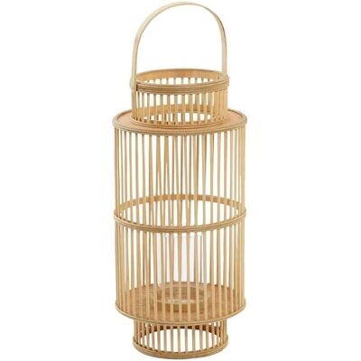 Świecznik DKD Home Decor - Kryształ Bambusowy Miejski Świecznik DKD Home Decor - Kryształ Bambusowy Miejski