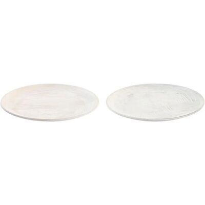 DKD HOME DECOR Fale Beżowy Biały Szary - Środek DKD HOME DECOR Fale Beżowy Biały Szary - Środek