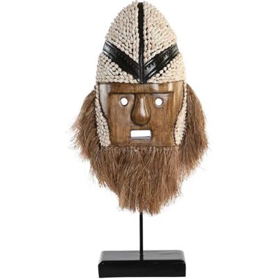DKD Home Decor Masque de Coquillages Naturels - Figur Décorative DKD Home Decor Masque de Coquillages Naturels - Figur Décorative