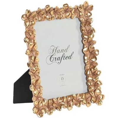 DKD Home Decor Złota Żywica Kwiaty Tropikalne Ramka na Zdjęcia - Ramka na Zdjęcia DKD Home Decor Złota Żywica Kwiaty Tropikalne Ramka na Zdjęcia - Ramka na Zdjęcia