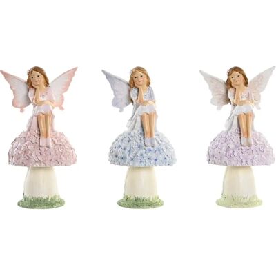 DKD Home Decor Fée - Ensemble de Figurines Décoratives en Résine DKD Home Decor Fée - Ensemble de Figurines Décoratives en Résine